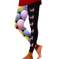 thumbnail image 1 of Ladies' Easter Bunny Egg Print Tight Slimming Low Rise Leggings, 1 of 3