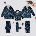 thumbnail image 2 of Razzly Christmas Family Pajamas Cute Matching Pjs Fun Christmas Pajamas Bamboo Christmas Pajamas Family Pjs for Couples Cozy Lounge Sets Xmas Pjs(Dark Blue,3XL), 2 of 6