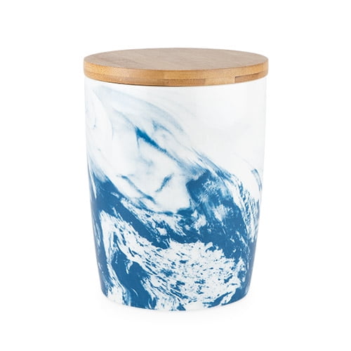 Medium Marbled Ceramic Canister One Size Multicolor Twine 6828 Pantry Medium Marbled Ceramic Canister One Size Multicolor Twine 6828 Pantry
