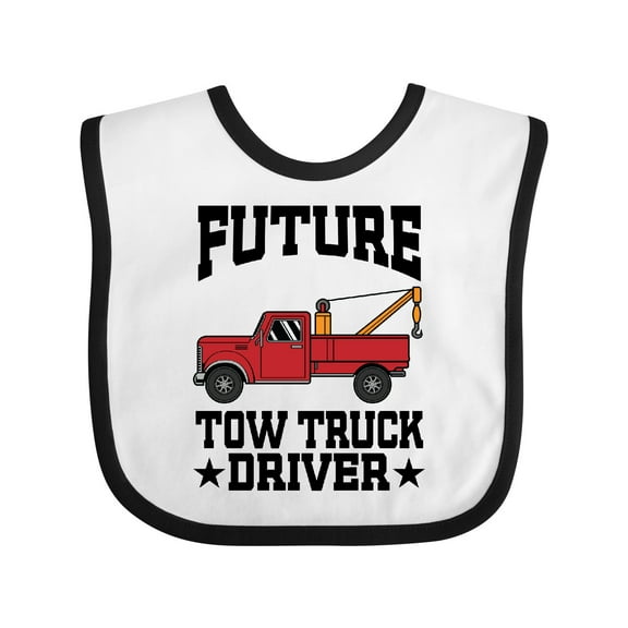 Inktastic Future Tow Truck Driver Boys Baby Bib