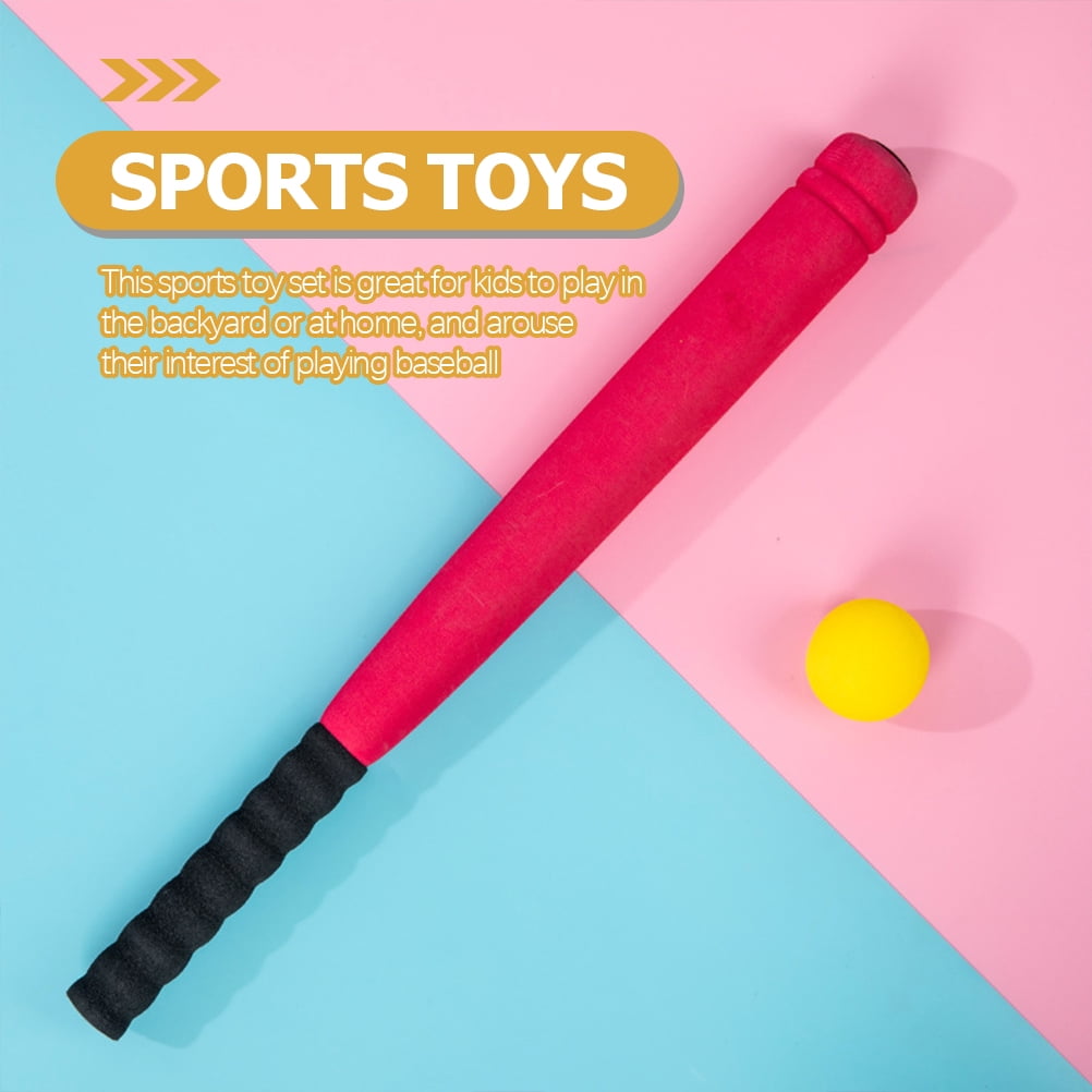 Batte Et Balle De Baseball Pour Enfant – 17 Pouces – Plastique Léger – Dès 5 Ans – Intérieur/extérieur