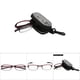 thumbnail image 5 of Gafas Portátiles Plegables Livianos Plegables Fatiga De Vidrio Presbitópico Aliviar Gafas De Lectura Rojo 3.0, 5 of 7