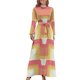 thumbnail image 2 of Vestido largo con ondas de sorbete moderno de mediados de siglo, vestidos de fiesta de verano para damas 2024, vestidos de fiesta 2024, vestidos para mujer, 2 of 5