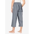 thumbnail image 2 of Dreams & Co. Plus Size Woven Sleep Capri Pant, 2 of 6