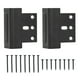 thumbnail image 1 of 【 2 Piezas Negro Mejorado 】 Bisagra De Puerta De Seguridad De Aluminio Hebilla Antirrobo, Perno De Puerta Interior, Hebilla De Cerradura De Puerta, 1 of 8
