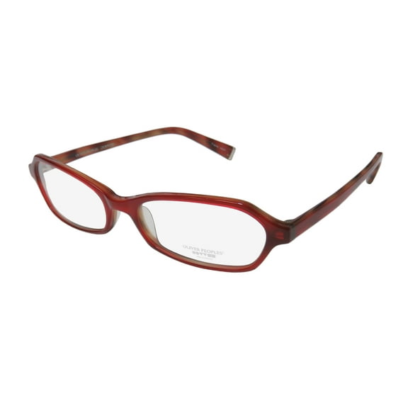 NEW OLIVER PEOPLES FABI WOMENS/LADIES DESIGNER FULL-RIM RED COMFORTABLE FRAME DEMO LENSES 50-16-135 EYEGLASSES/EYEGLASS FRAME