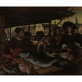 thumbnail image 3 of Emanuel de Witte 17x15 Black Modern Framed Museum Art Print Titled - The Nieuwe Vismarkt (New Fish Market) in Amsterdam (1655 - 1692), 3 of 5