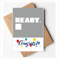 thumbnail image 1 of Ready Start Game Art Deco Fashion Wedding Cards Congratulations Greeting Envelopes, 1 of 3