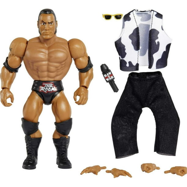 WWEスーパースター　ザ・ロック　２バージョンのフィギュア　ROCK SOLID 899985a4-73da-4077-ae43-