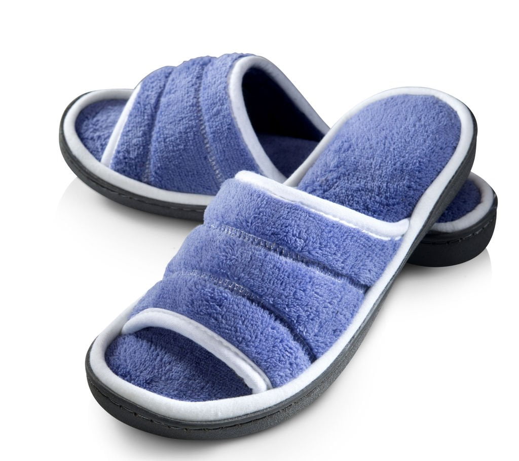 Mens Memory Foam Slippers Footwear Slip On Sizes 6-11 UK NEW 1 pair 
