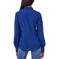 thumbnail image 2 of Riley & Rae Womens Camille Tie Neck Work Blouse, 2 of 2