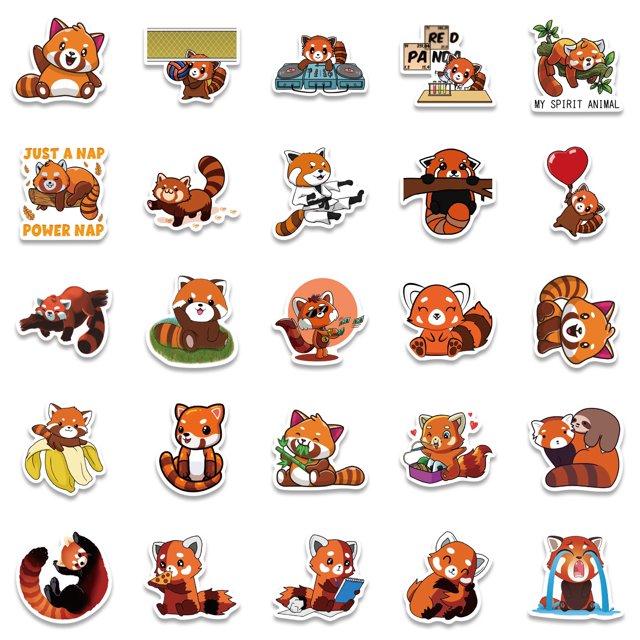 Less Than 5 Stickers Cartoon Doodle Stickers Decorate Luggage Motorcycle Notebook Stickers