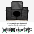 thumbnail image 5 of Outdoor TV Cover 52 to 55 Inches, Country Star Sunflower Texas Star Vintage Red Plaid Waterproof and Weatherproof TV Cover with Remote Control Pocket, Flat Screen TV Cover Protector for Outside TV, 5 of 6