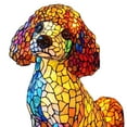 thumbnail image 5 of HBASD Poodle Lamp Stained Lamp, Dogs Tabletop Lights Dog Night Lights, 5.9" Resin Desktop Lamp for Home Office Living Room (Poodle), 5 of 7