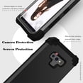 thumbnail image 3 of JTCASES for Samsung Galaxy Note 9 Case, Drop Resistant Corners, Wireless Charging, Heavy Duty Shockproof Hybrid Hard PC Bumper, Camera Protection, Skin-feel Anti-scratch Tough Cover, Black, 3 of 9