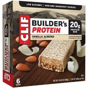 (4 pack) (4 Pack) Clif Builder's Protein Bar, Vanilla Almond, 20g Protein, 6 Ct