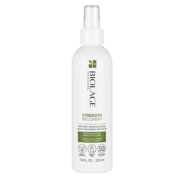 Biolage Strength Recovery Spray Reparador de Cabello Dañado 232 ml | Spray Reparador y Fortalecedor| Fórmula Vegana & Libre de Crueldad Animal