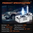 thumbnail image 3 of Bombillas de faro DZG D5S HID 8000K 35W, paquete de 2, 3 of 9