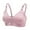Purple, variant on XMMSWDLA Plus Size Front Closure Wire Free Bras for Women, Full-Coverage Wireless Bra Push Up Brassiere Pure Comfy Breathable Bralettes Lightly Lined Underwear for Everyday Comfort