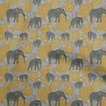thumbnail image 1 of oneOone Cotton Poplin Dark Mustard Fabric Animal Sewing Craft Projects Fabric Prints by Yard 42 Inch Wide, 1 of 4