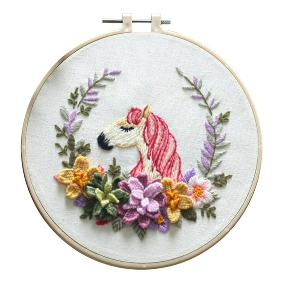 RXIRUCGD Home Decor Gifts Cross Stitch Tools And Beginner Embroidery Kits For Adults And Children Produits de Dédouanement