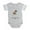 Heather Gray, variant on CafePress - Mardi Gas Bulldog - Cute Infant Baby Football Bodysuit