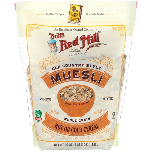 Bob's Red Mill Old Country Muesli Cereal 40 oz Pack of 4
