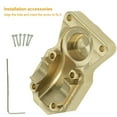 thumbnail image 6 of 2Pcs Brass Housing Cover Set for SCX24 RC Car 10g Axle Weight, Front Rear Axle Fit, 6 of 7