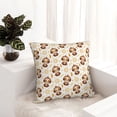 thumbnail image 3 of Fuzoiu Sloth Yoga Print Square Pillow Cover,Hidden Zipper Design,Luxury Square Pillow Case, Throw Pillow,Couch Cushion-18"x18", 3 of 4