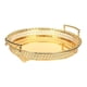 thumbnail image 3 of Bandejas para café, té y frutas, elegante bandeja multiusos para guardar joyas y frutas. Dorado, 3 of 9