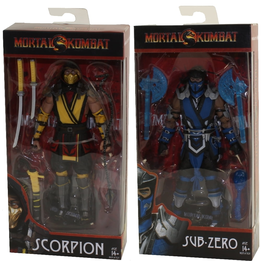 McFarlane Toys Action Figures Mortal Kombat SET OF 2 (Scorpion & SubZero)