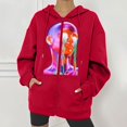 thumbnail image 2 of Abrigo con capucha para mujer, estampado de Festival, Otoño Invierno, prendas de vestir exteriores con cremallera, chaqueta holgada con capucha Punk, abrigo, sudaderas con capucha, abrigo Odeerbi ODB-2, 2 of 8