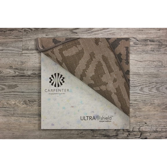 Carpenter 9'x12' Area Rug Pad Ultrashield Premium 1/2" Visco-Elastic Memory Foam