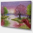 thumbnail image 2 of Romantic Lake en Rose et Vert, 2 of 3