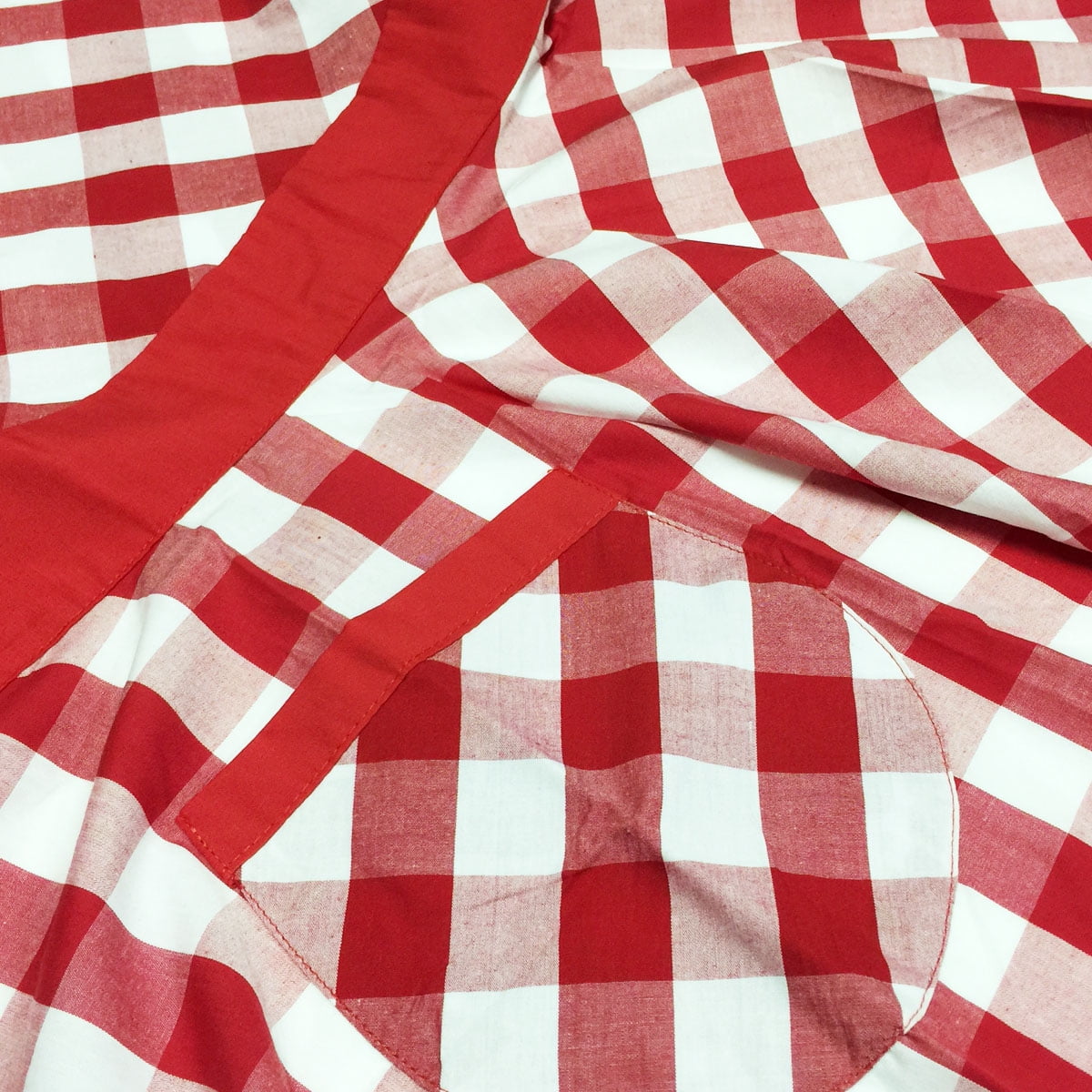 Wrapables® Adjustable Flirty Hostess Apron, Red Gingham