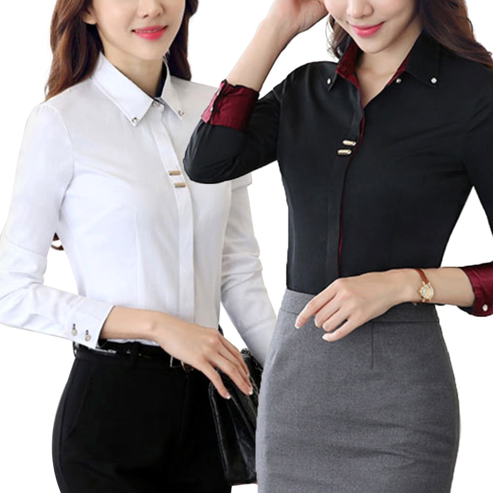 Women Thin Exquisite Slim Stand-up Collar Fit All-Match Short-Sleeve Long Dress
