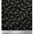 thumbnail image 1 of Soimoi Poly Georgette Fabric Circle & Lizard Reptile Fabric Prints by Yard 52 Inch Wide, 1 of 3