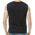 thumbnail image 5 of Men's Tank Tops Qiggri Men Casual Solid Sleeveless Pullover Sports Vest Button T Shirt Blouse Muscle Shirts, 5 of 9
