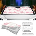 thumbnail image 5 of Disketp Windshield Sun Shade, Car Sun Shade For Front Window Cartoon Pig Sunshades Sun Visor Protector Blocks Uv Rays Foldable, 5 of 9