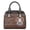 Brown-Aries with Inspirational Verse, variant on Leopard Print Satchel Purses and Handbags Purses for Women, Portable Satchel Handbags Hobo Bag, Fashion Pu Leather Shoulder Crossbody Top Handle Purse with Zipper, Brown