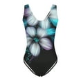thumbnail image 6 of Swimsuits for Women One Piece Tummy Control Under $10 Summer Print With Chest Cushion And No Steel Support Backless Strap Bikini Swimsuit, 6 of 6