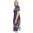 thumbnail image 2 of Bimba Women's Printed Tunic Top Designer Kurta Short Sleeve Kurti Top-16, 2 of 5
