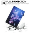 thumbnail image 5 of iPad 10.2 Case, Dteck Case for iPad 9th Gen/iPad 8th Gen/iPad 7th Gen/iPad Air 3/iPad Pro 10.5, Slim Fit Viewing Stand Folio Flip Smart Shell Auto Sleep Wake Shockproof Cover,Purple Butterfly, 5 of 7