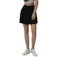 thumbnail image 4 of Qmyliery Women's Shorts, Sport Mid Waist Pleated Dress Tennis Golf Skirt Back Waist Pocket Zipper Clothes for Female, 4 of 9