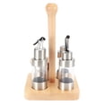 thumbnail image 3 of Kitchen Bottle Rack, Leakproof Multi-functional Beech Holder Seasoning Pot, For Home Kitchen Accessory Spice Pepper Jar Box Restaurant, 3 of 8