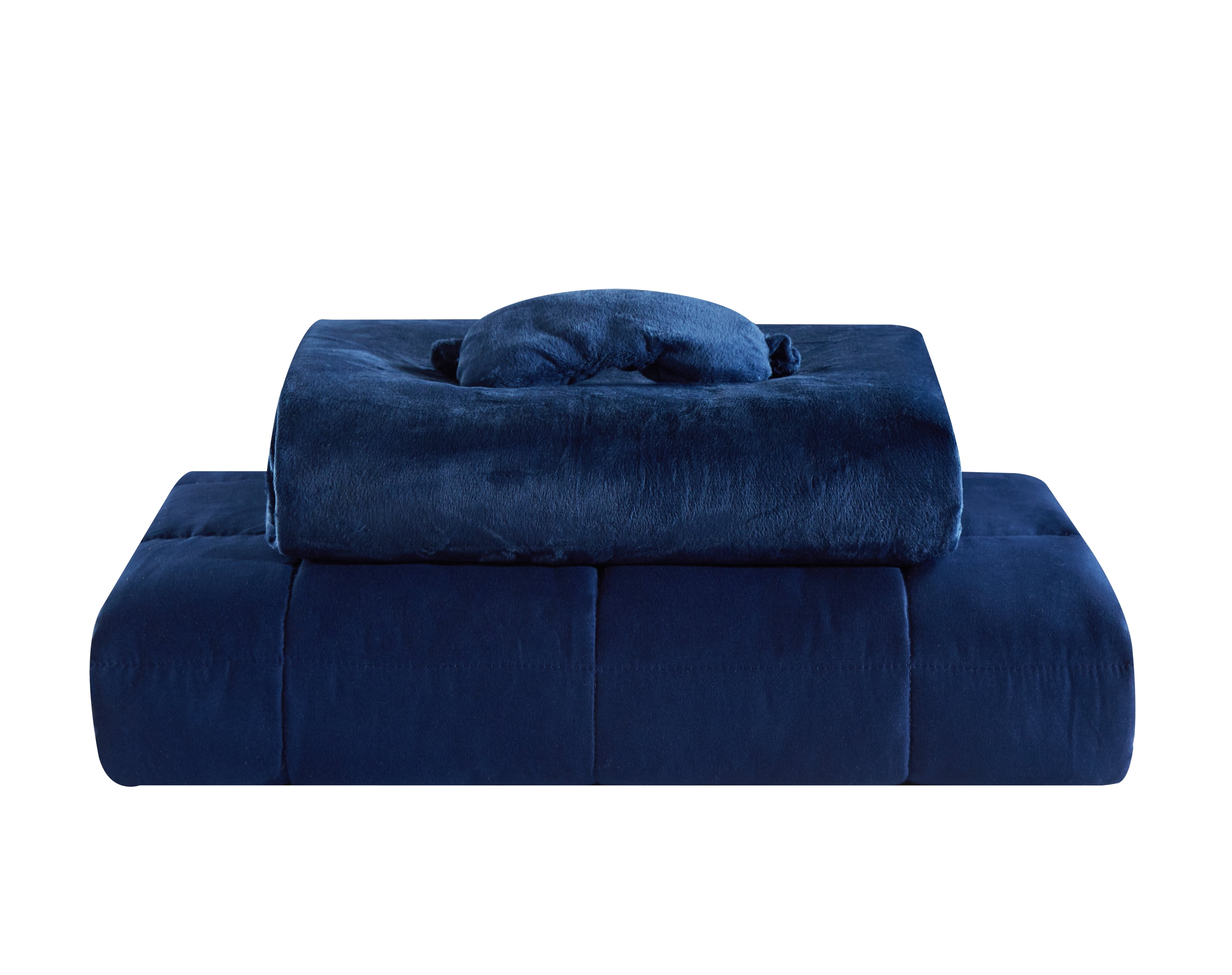 Well Being 3 Piece Weighted Blanket Set Includes 20 LB Weighted