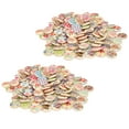 thumbnail image 3 of Haofy 200Pcs Wooden Sewing Buttons 15mm For Crafts Making Clothing Sewing Colorful HOT, 3 of 8