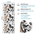 thumbnail image 2 of Dachshund Footprint Hot Yoga Mat Towel Non Slip for Hot Yoga - Quick-Drying Yoga Mat Cover with 4 Corner Pockets with Travel Bag - Hot Yoga Towel Non Slip Grip Moisture Wicking Sweat 70"x26", 2 of 6
