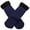 Navy, variant on 2 Pack Women's Winter Warm Fleece Lined Socks Solid Thick Thermal Stretchy Crew Socks for Cold Weather "Skin"