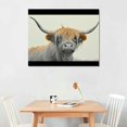 thumbnail image 2 of Orinice Cow Portrait Print Decor, Wildlife Artwork Poster, Printable Farm Animal Canvas, Farmhouse Wall Decoration, Home Office  16x12in, 2 of 6